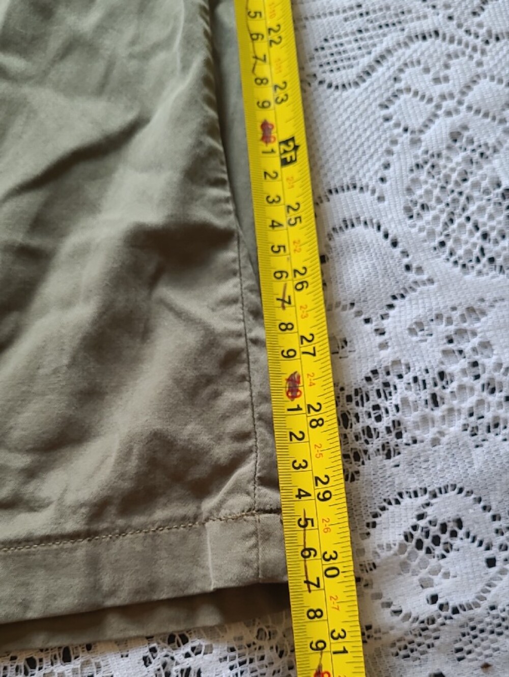 American Eagle Outfitters Olive Wide-Leg Drawstring Pants SZ M - Picture 9 of 15